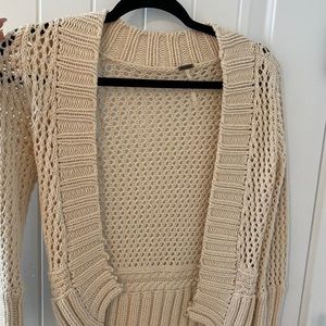 Free people crochet cardigan (small)